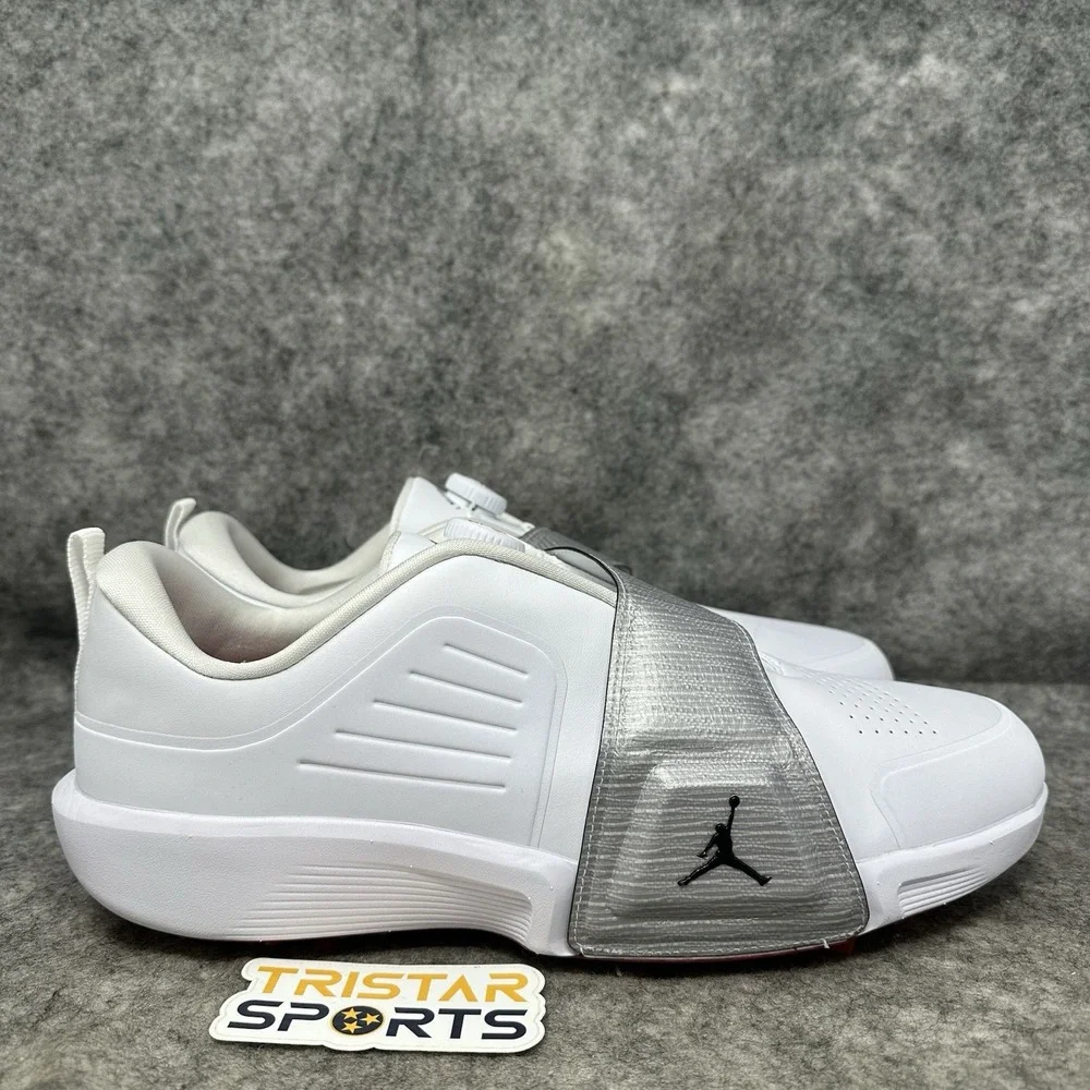 Nike Air Jordan Air Rev Golf Shoes Mens Size 14 White Black Silver FV6338-100